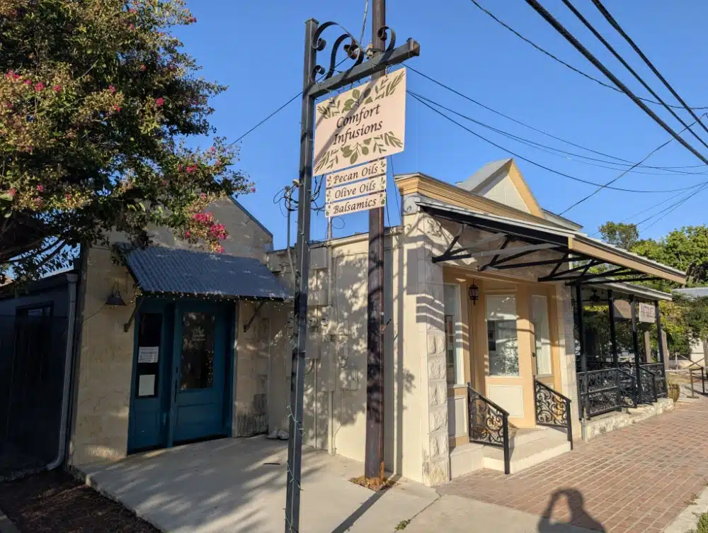 Exterior of Comfort Infusions in Comfort, Texas