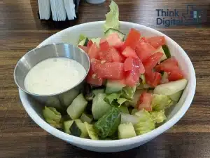 House salad from Shelby’s Dae-Ly Cafe in Comfort Texas
